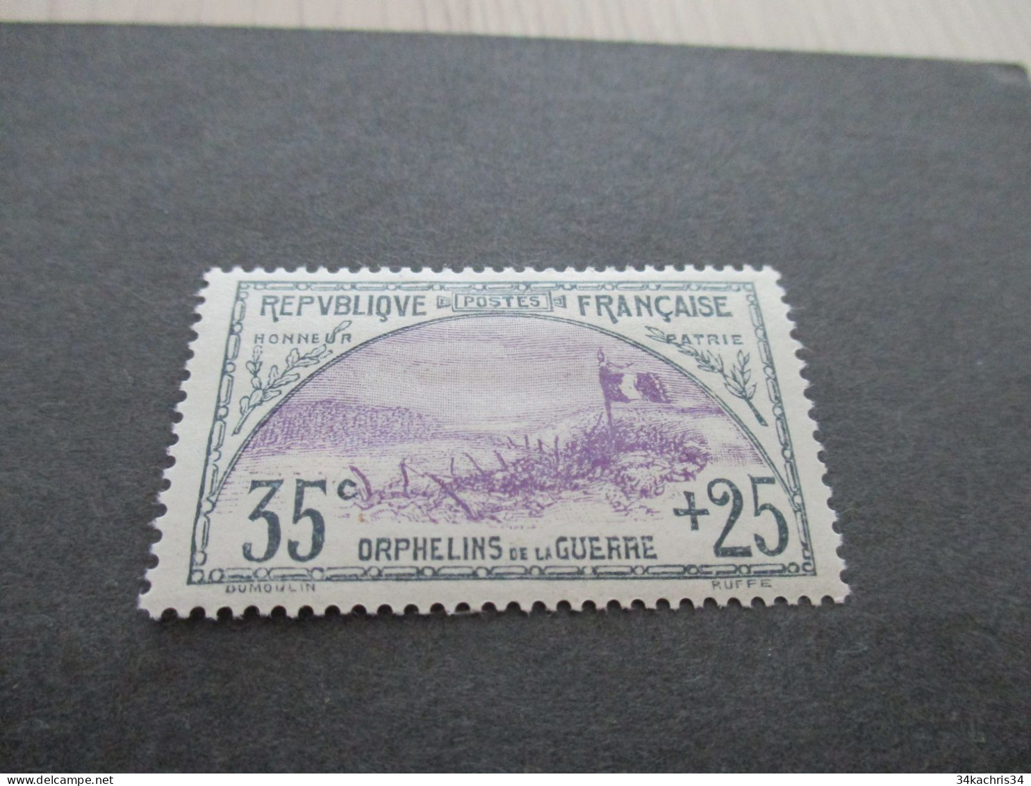 G1 France TP N°152 Neuf Charnière Gomme Imparfaite - Unused Stamps