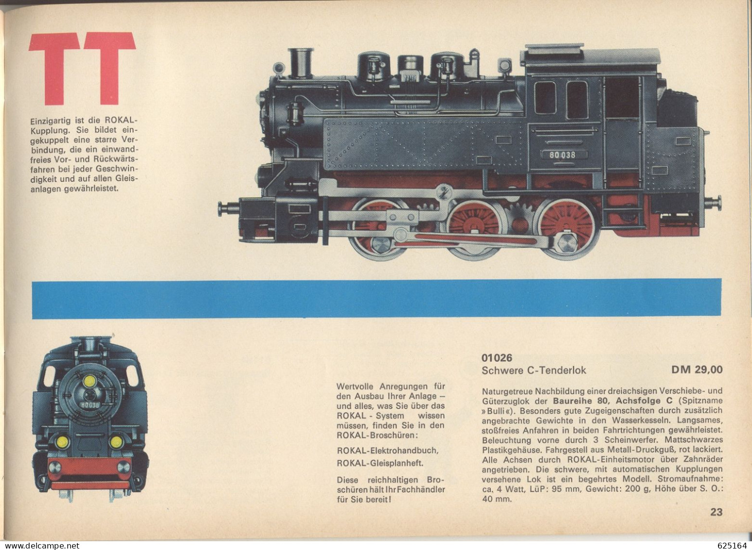 Catalogue ROKAL 1963 Nr. 15/D TT Spurweit TT 1:120 12 Mm - Allemand