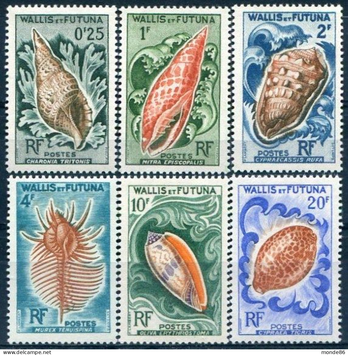 WALLIS & FUTUNA - Y&T  N° 162-167 * - Unused Stamps