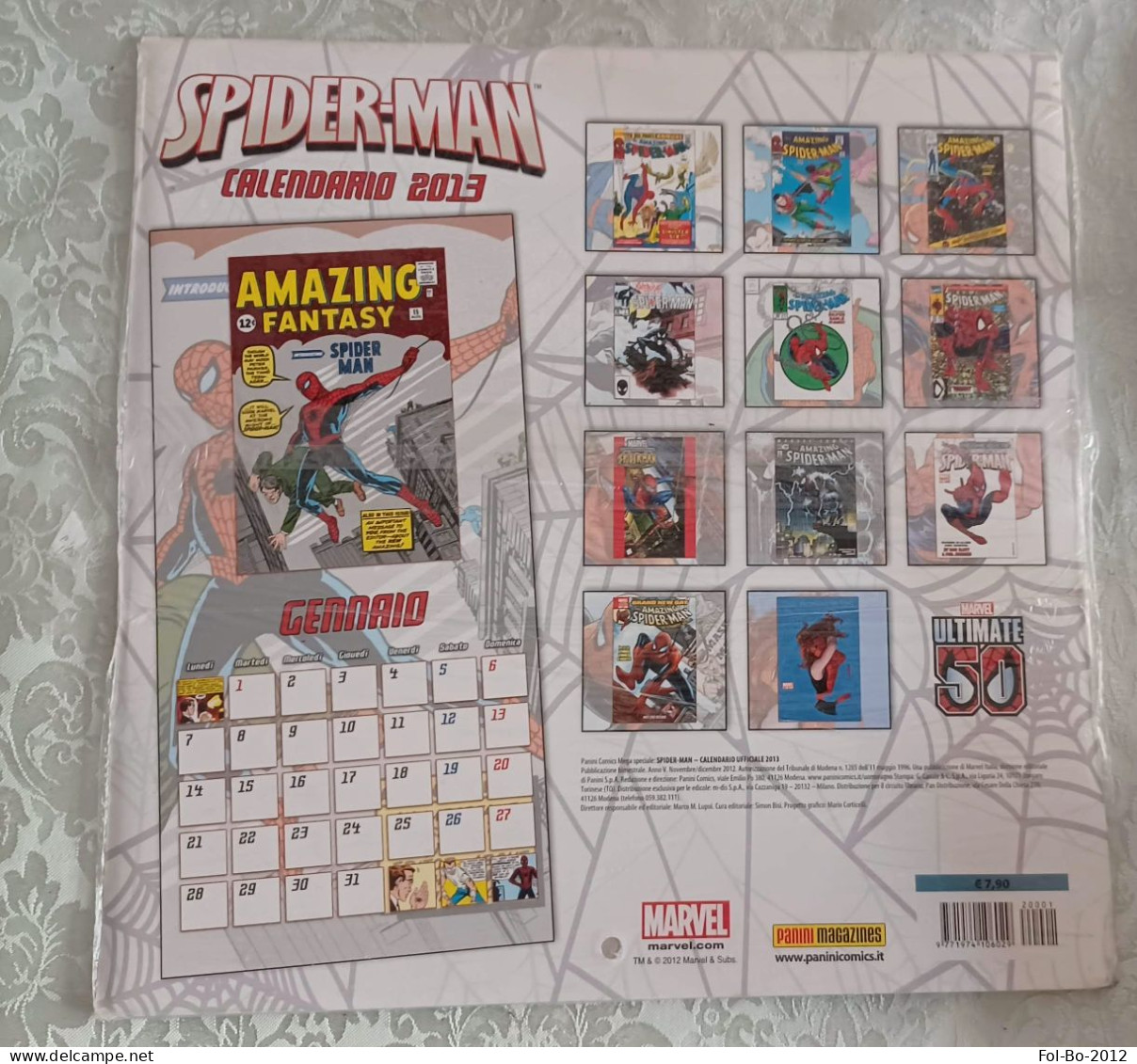 SPIDER-MAN Calendario 2013 In Blister Panini - Spiderman