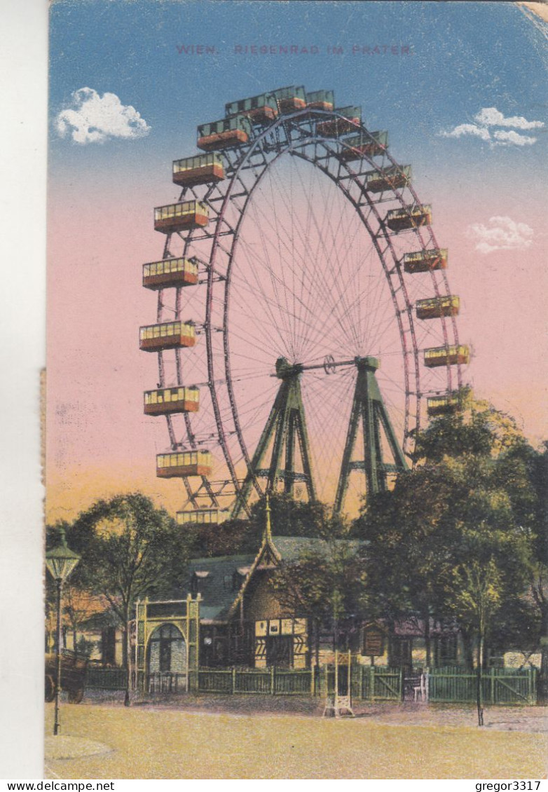 C9998) WIEN - PRATER  Riesenrad - 1923 - Prater