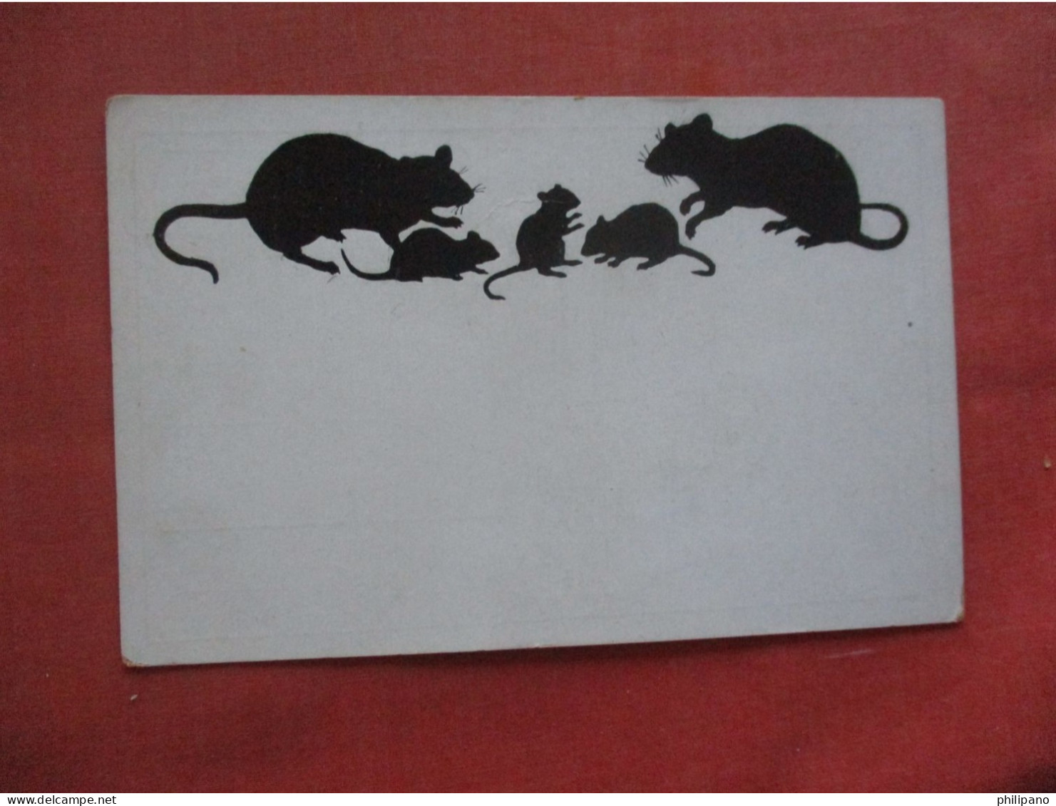 Silhouette   Mice.    Ref 6104 - Silhouettes