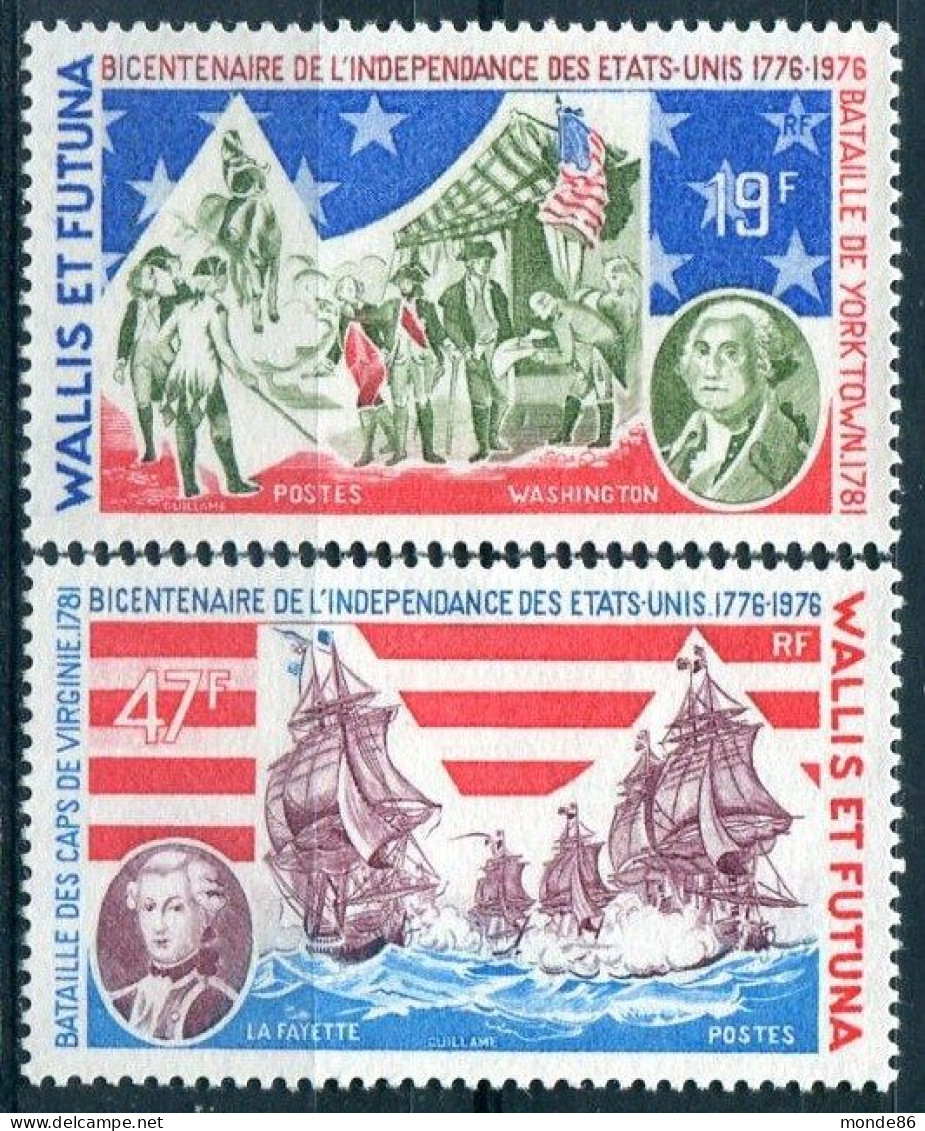 WALLIS & FUTUNA - Y&T  N° 190-191 ** - Unused Stamps