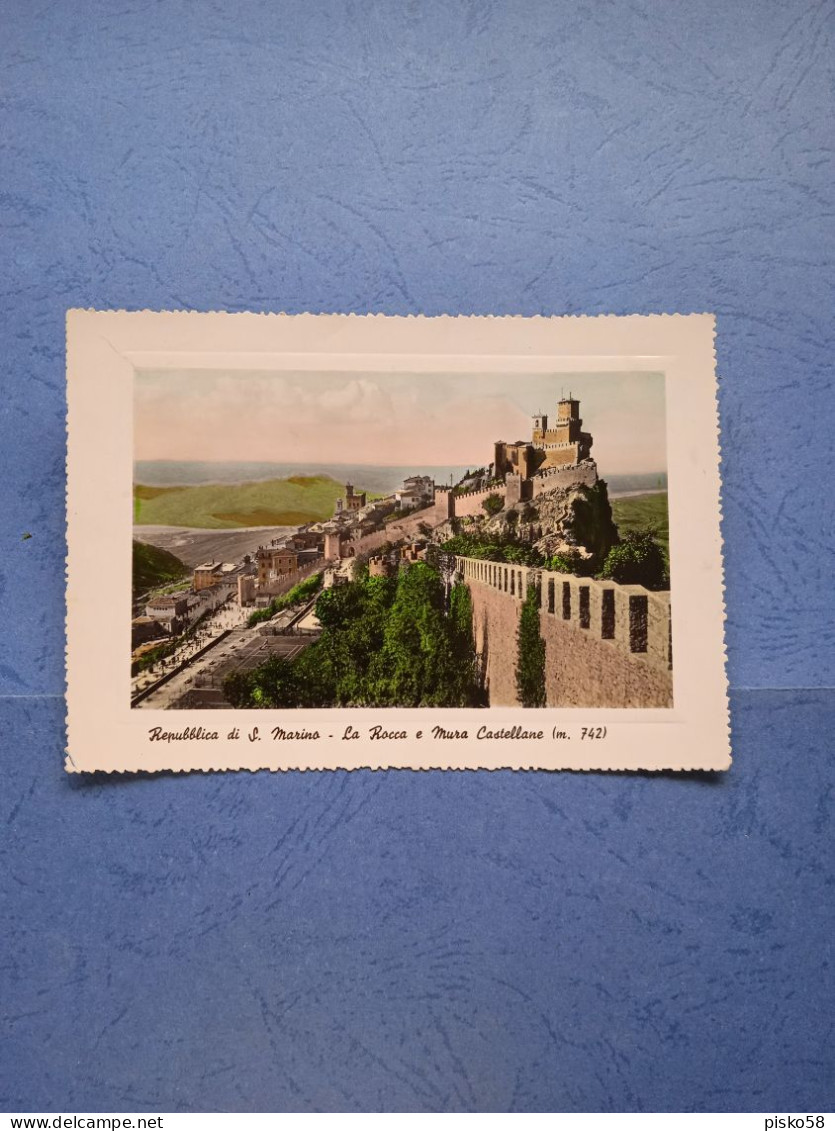 San Marino-la Rocca E Mura Castellane-fg-1953 - San Marino