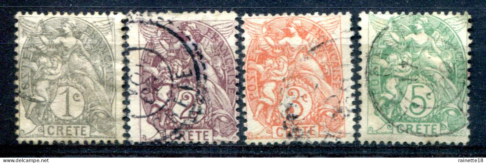 Crète       1/3 - 5  Oblitérés                  - Used Stamps