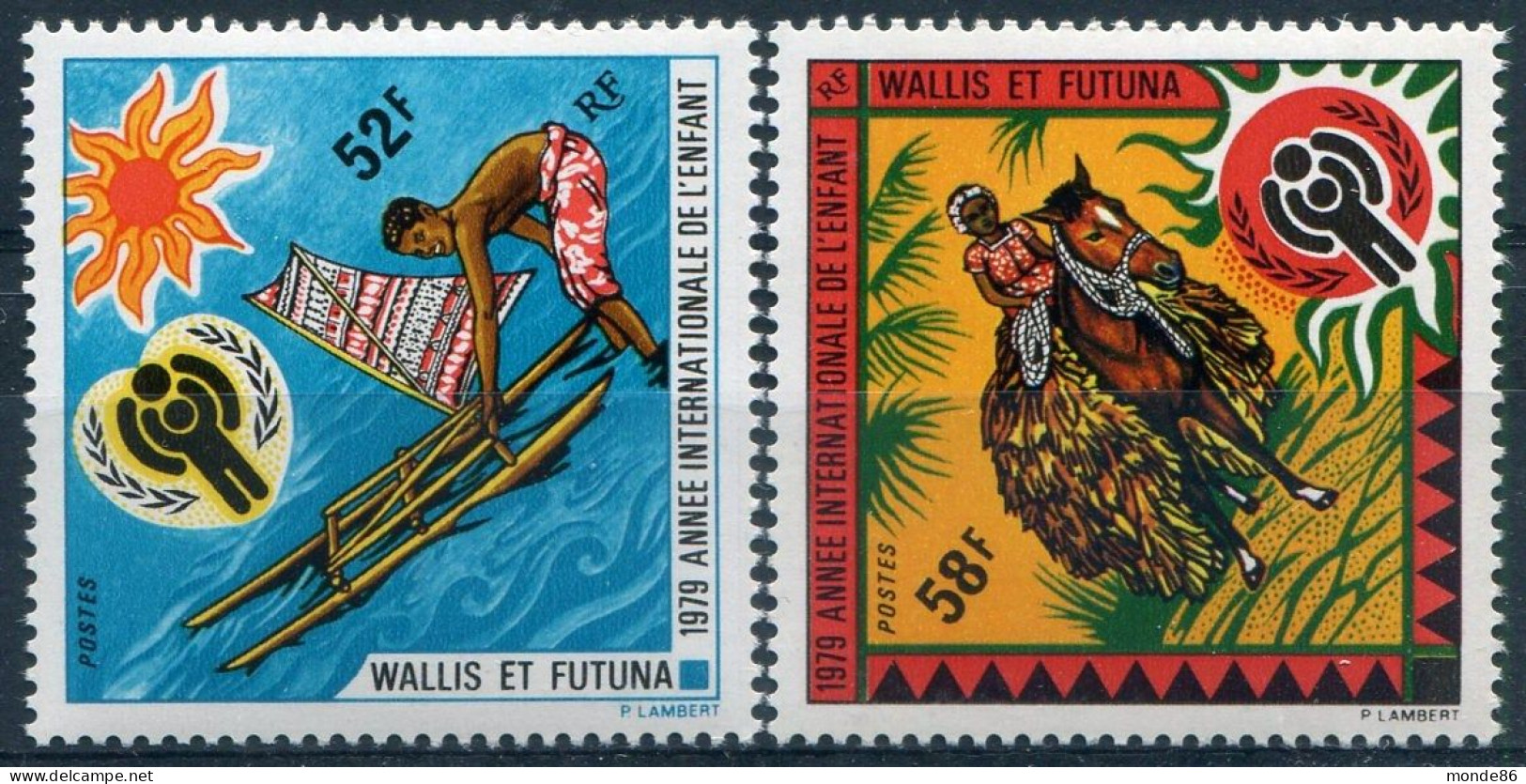 WALLIS & FUTUNA - Y&T  N° 232-233 ** - Unused Stamps