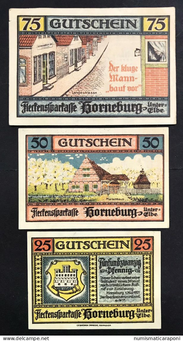 GERMANIA ALEMANIA GERMANY Notgeld  25  50 75  Pfennig 1921 Gutschen Lotto 2878 - Deutsche Golddiskontbank