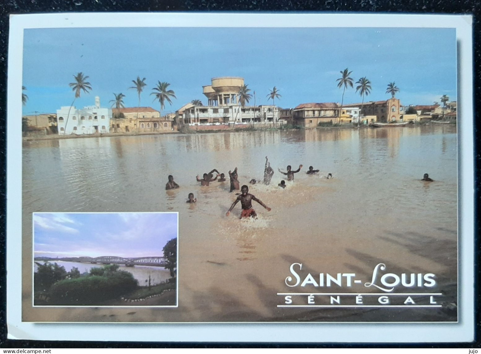 SENEGAL  - Saint Louis , Le Pont Faidherbes (timbre Non Oblitéré) - Sao Tome En Principe