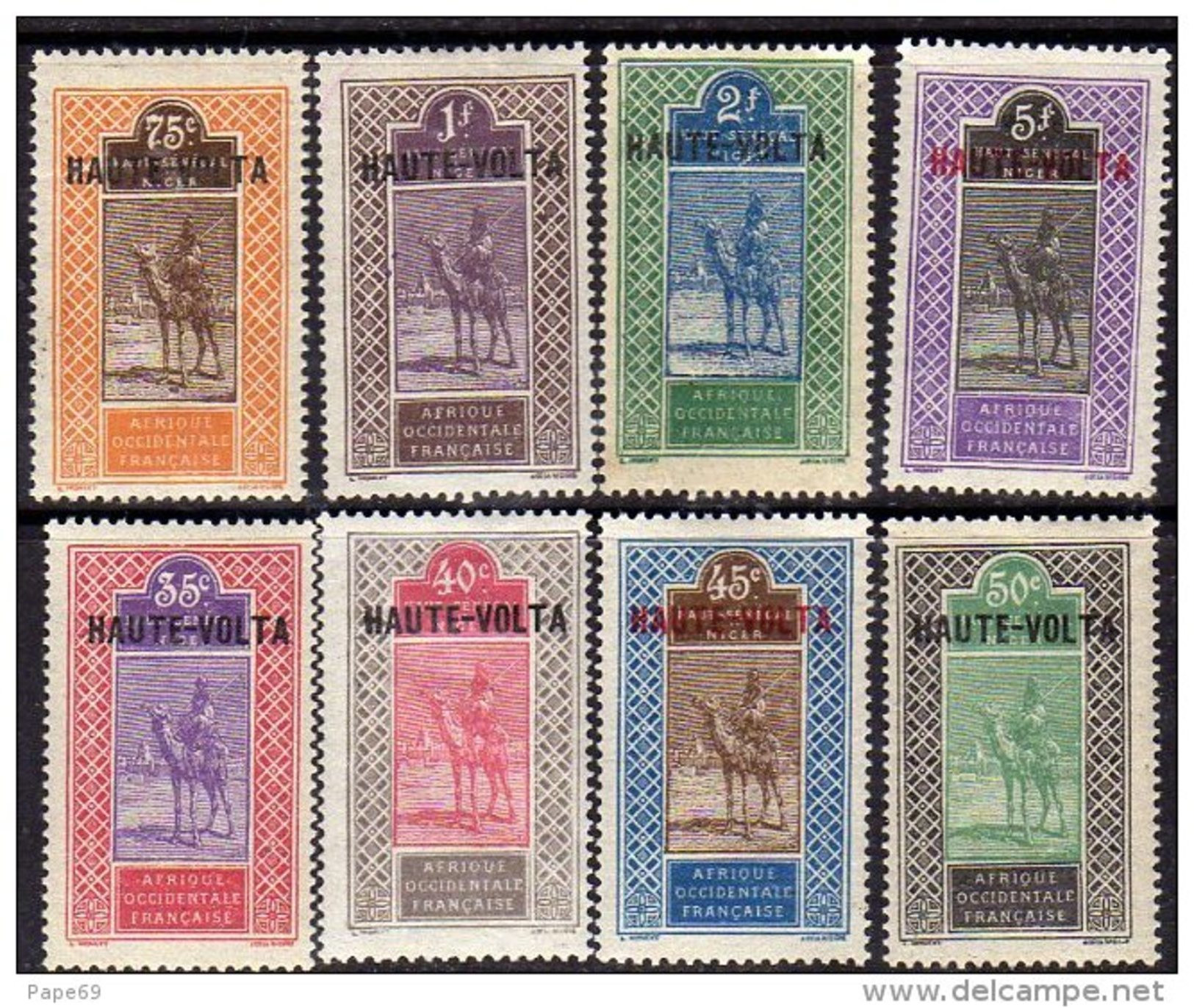 Haute Volta  N ° 1 / 17  X La Série Complète Des  17 Valeurs Trace De Charnière Sinon TB - Unused Stamps