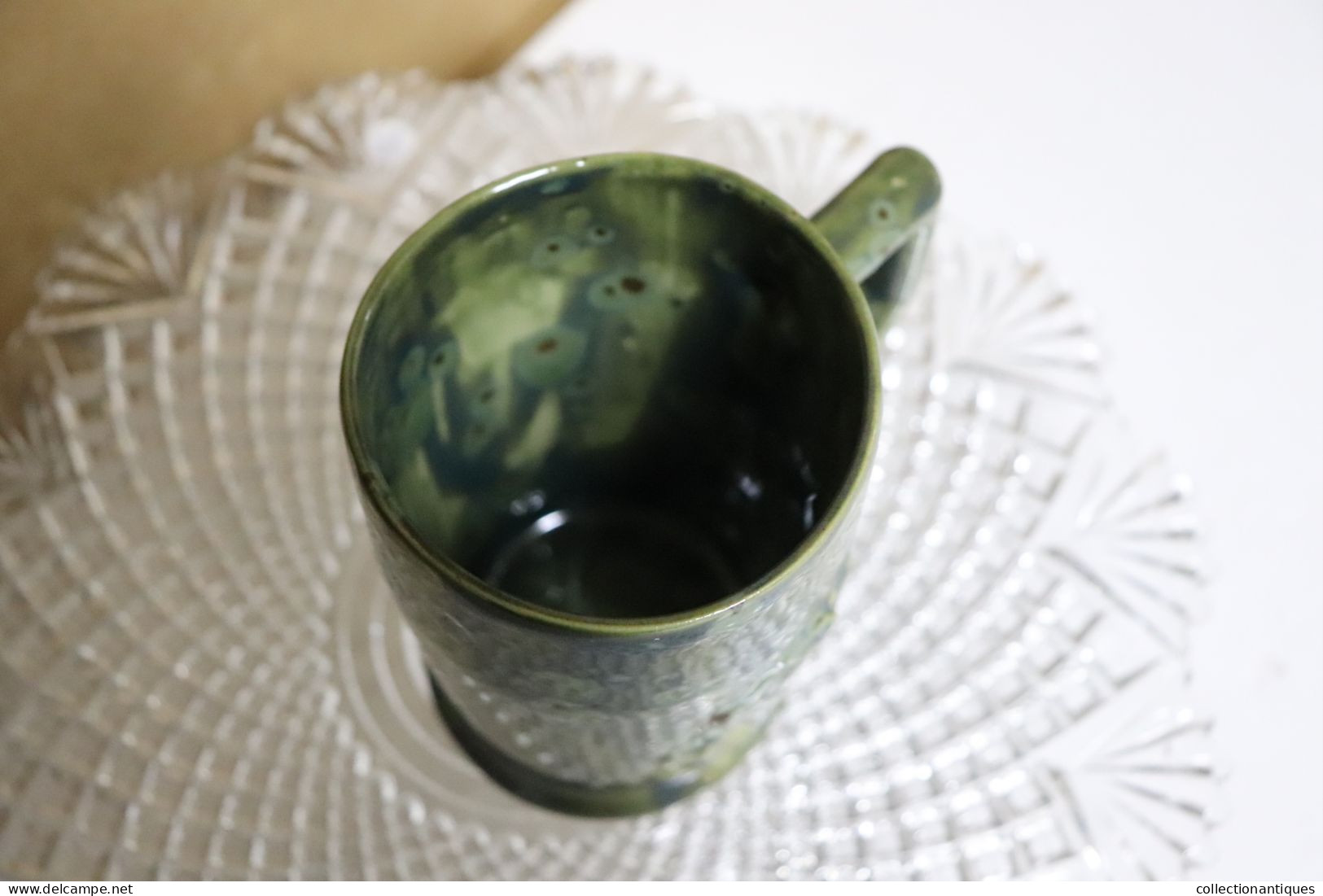 Rare chope Orval moderne en céramique réalisée par un artisan potier