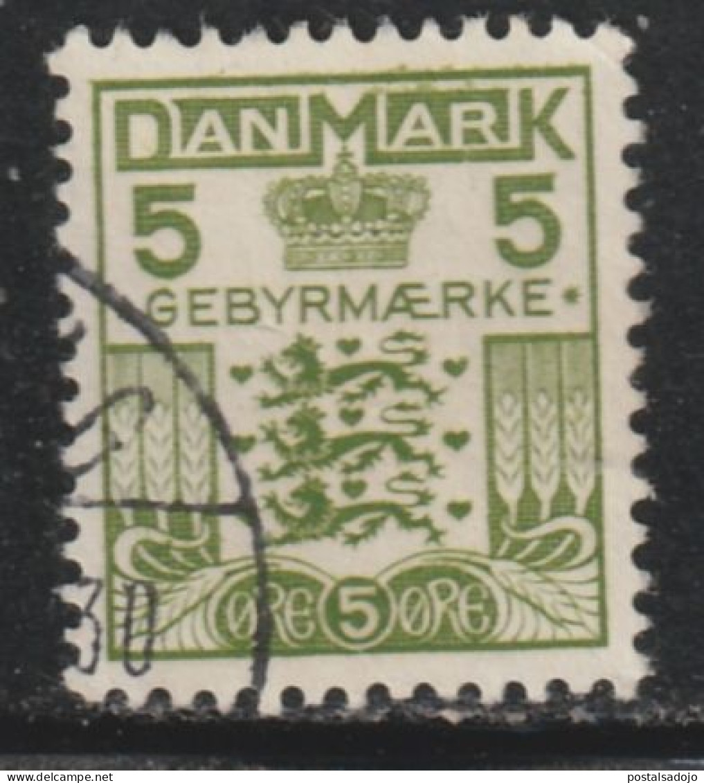 DANEMARCK 1069 // YVERT 5 // 1875--02 - Segnatasse