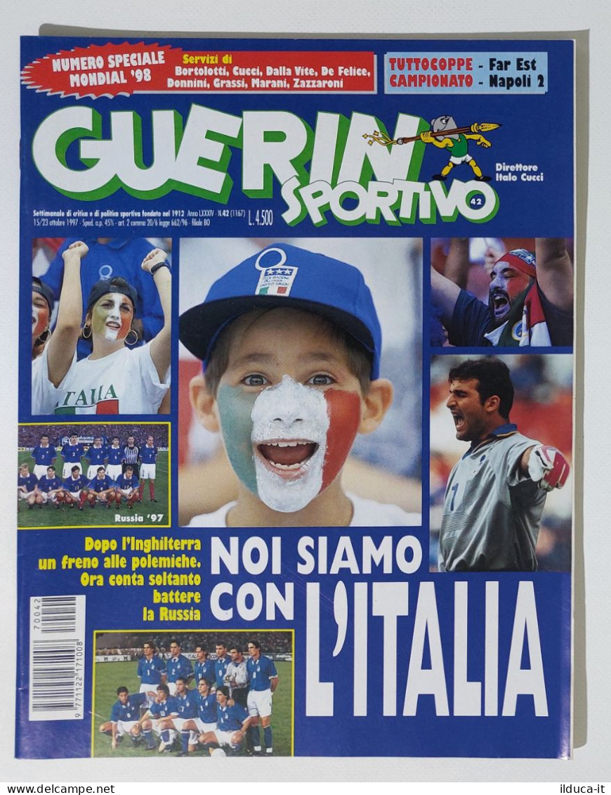 I115133 Guerin Sportivo A. LXXXIV N. 42 1997 - Italia - Speciale MOndiali 98 - Deportes