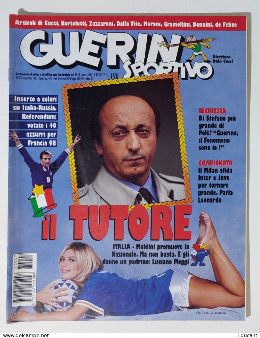 I115138 Guerin Sportivo A. LXXXIV N. 47 1997 - Moggi - Milan Inter Juve - Sports