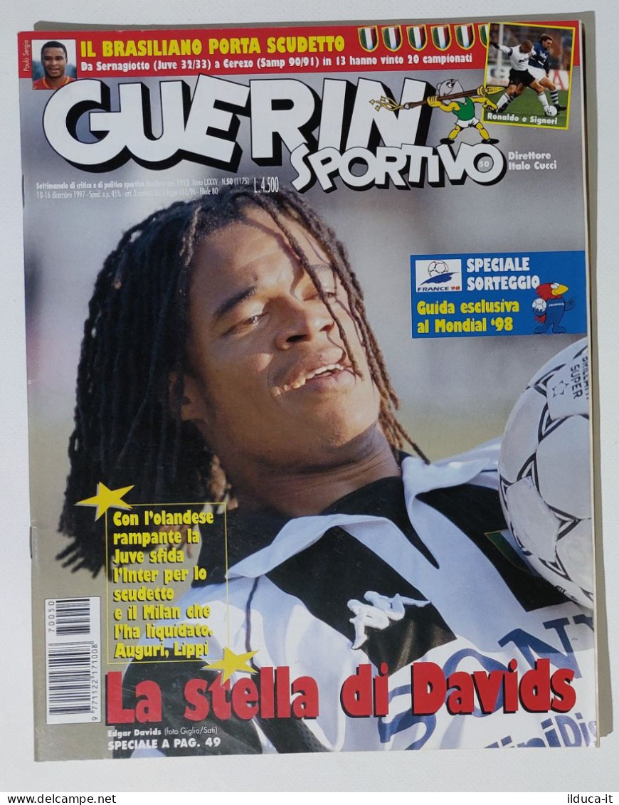 I115140 Guerin Sportivo A. LXXXIV N. 49 1997 - Berlusconi Capello - Signori - Deportes