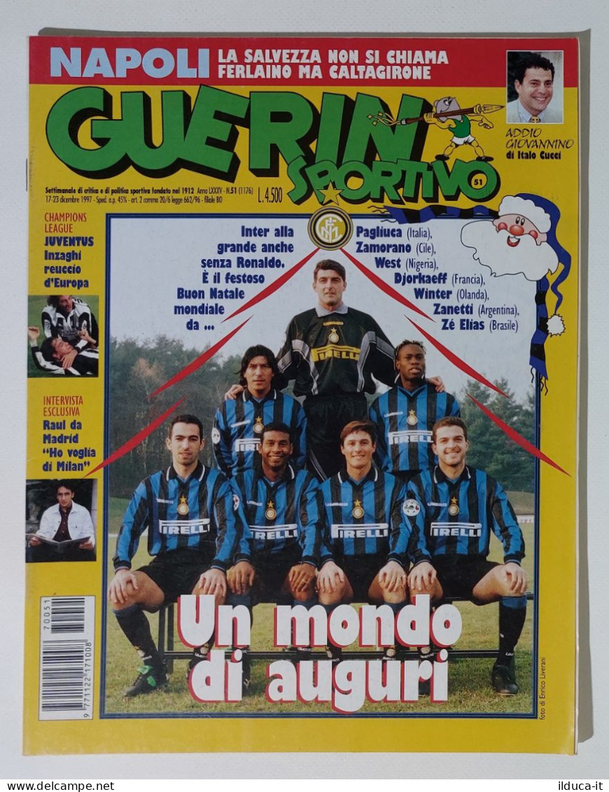 I115141 Guerin Sportivo A. LXXXIV N. 50 1997 - Davids Juve - Guida Mondiali 98 - Sports