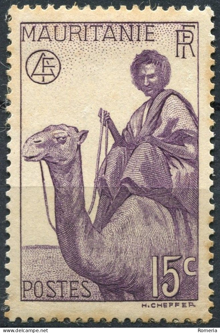 Mauritanie - 1913 -> 1944 - Yt 21- 22 - 73 - 74 - 75 - 76 - 78 - 81 - 123 - 136 oblitérés