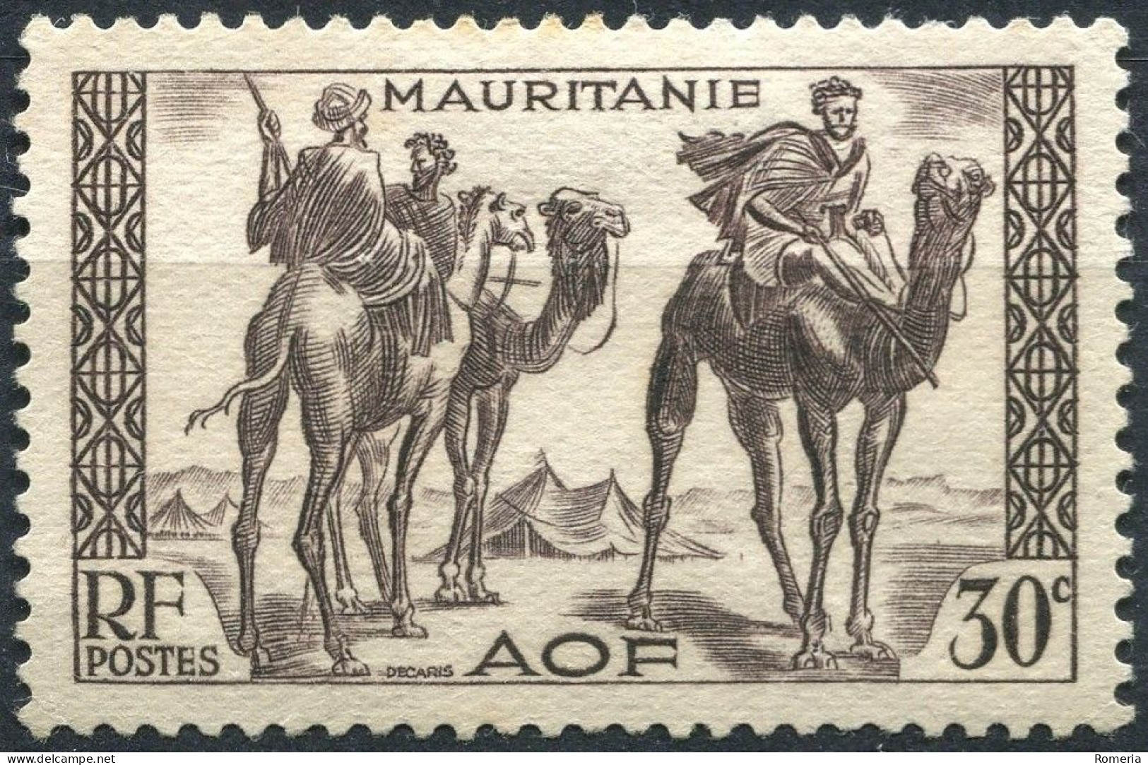 Mauritanie - 1913 -> 1944 - Yt 21- 22 - 73 - 74 - 75 - 76 - 78 - 81 - 123 - 136 oblitérés