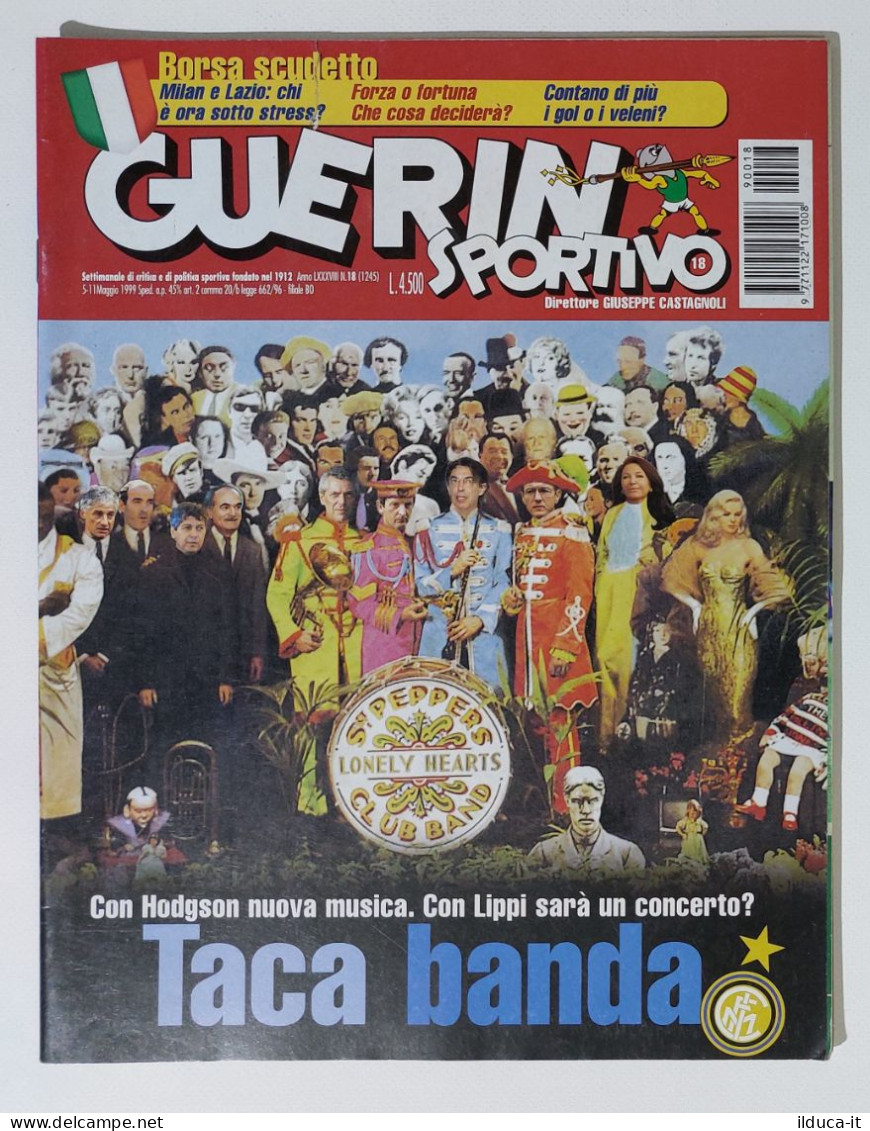 I115158 Guerin Sportivo A. LXXXVIII N. 18 1999 - MIlan Lazio - Inter Moratti - Deportes
