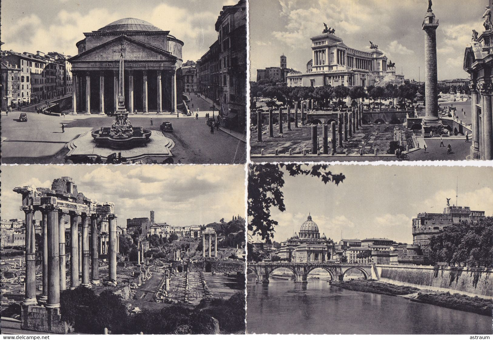 lot de 31 cpa - italie - rome / roma