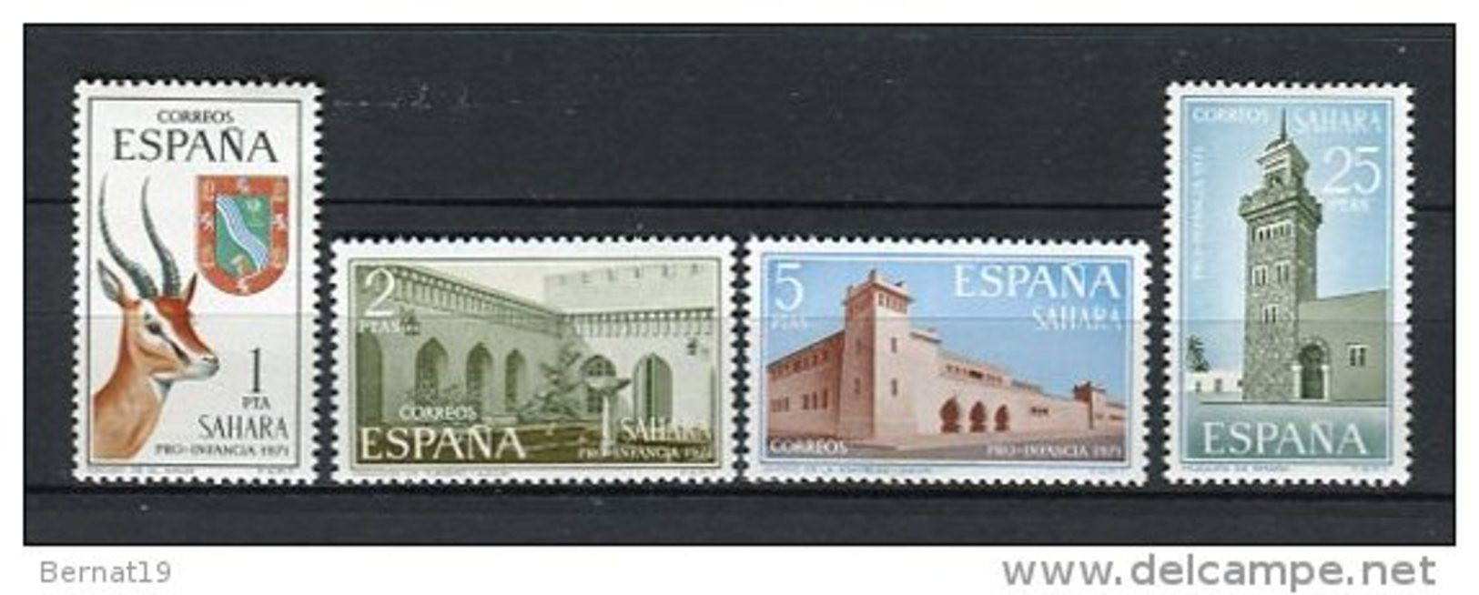 Sahara 1971. Edifil 288-91 ** MNH. - Sahara Español