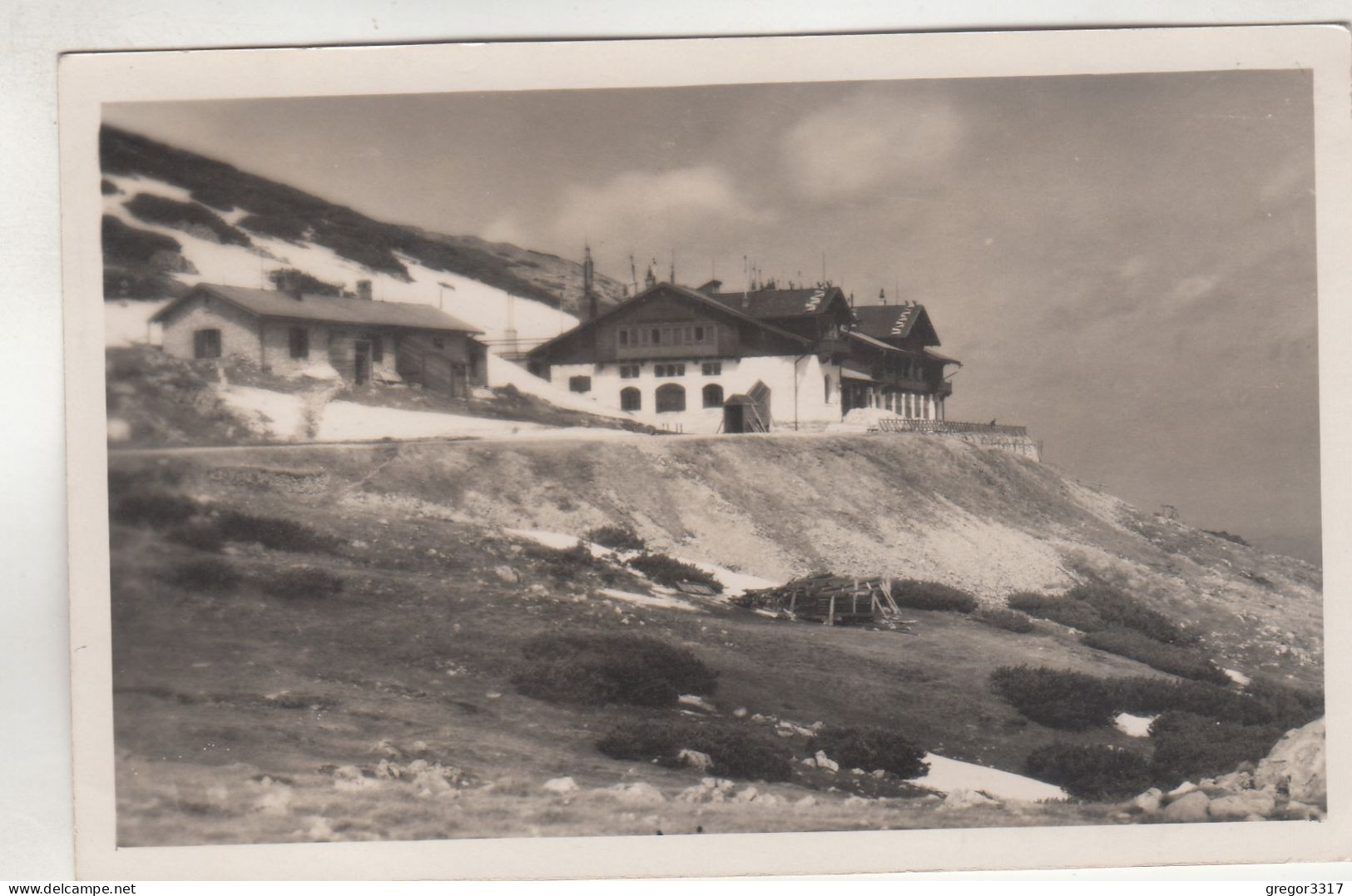 D48) FISCHERHÜTTE - Gel. Wr. Neustadt - 1942 - Super FOTO AK FELDPOST - Schneeberggebiet