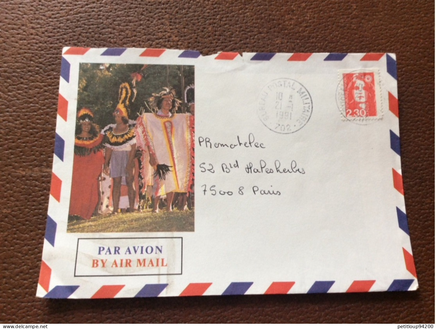 * POSTE AÉRIENNE  Polynesie Française  24 - Briefe U. Dokumente