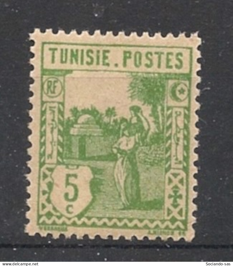 TUNISIE - 1926-28 - N°YT. 123 - Porteuse D’eau 5c - Neuf Luxe** / MNH / Postfrisch - Neufs