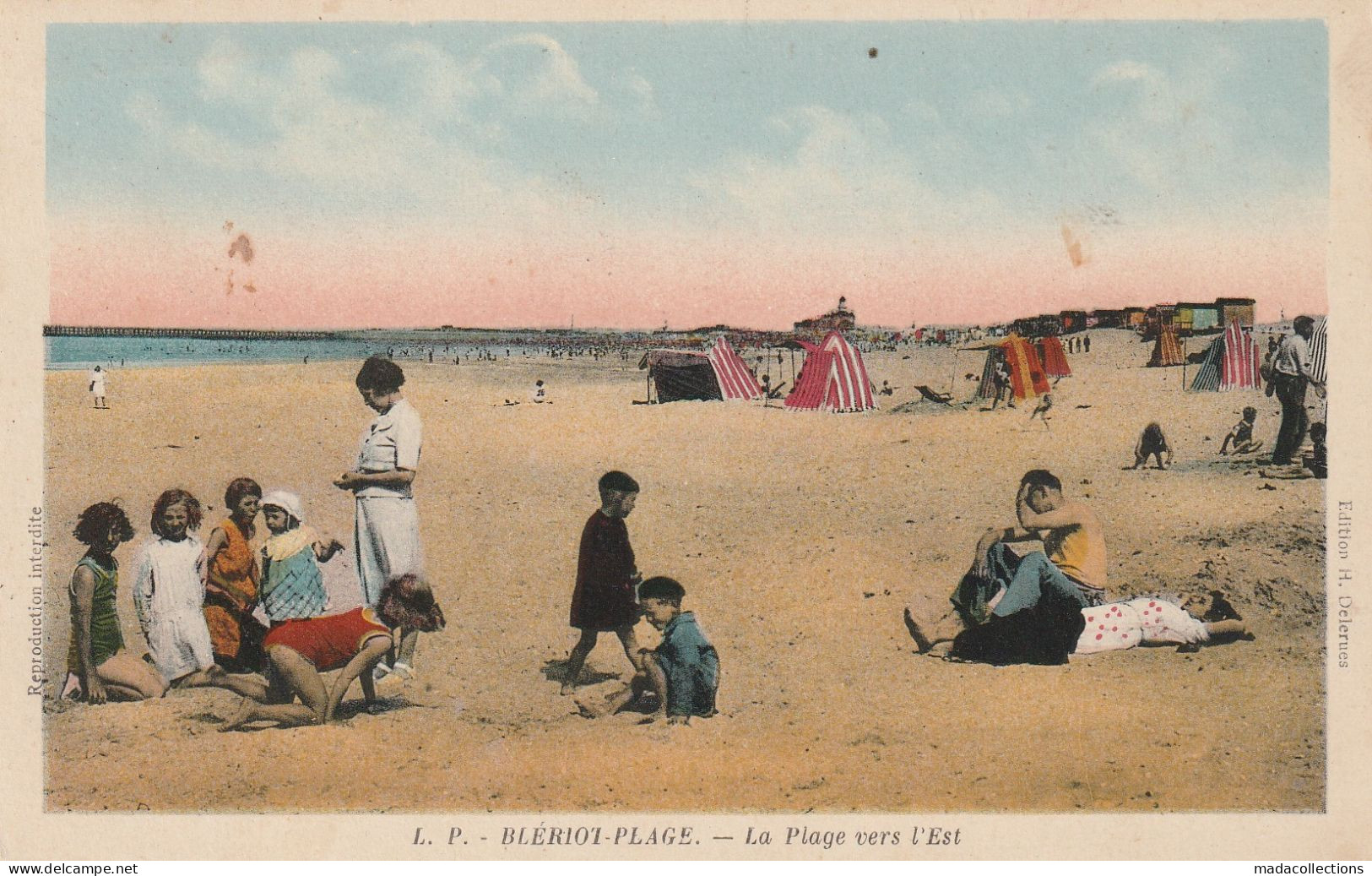 Sangatte (62 - Pas De Calais)  Blériot - Plage . La Plage Vers L'Est - Sangatte