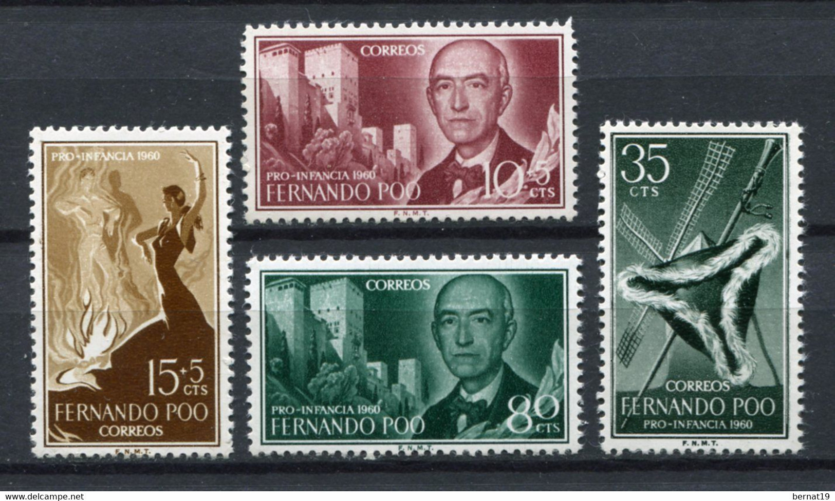 Fernando Poo 1960. Edifil 188-91 X 2 ** MNH. - Fernando Po