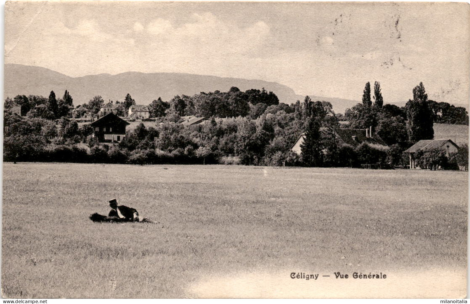 Celigny - Vue Generale * 10. 8. 1908 - Céligny