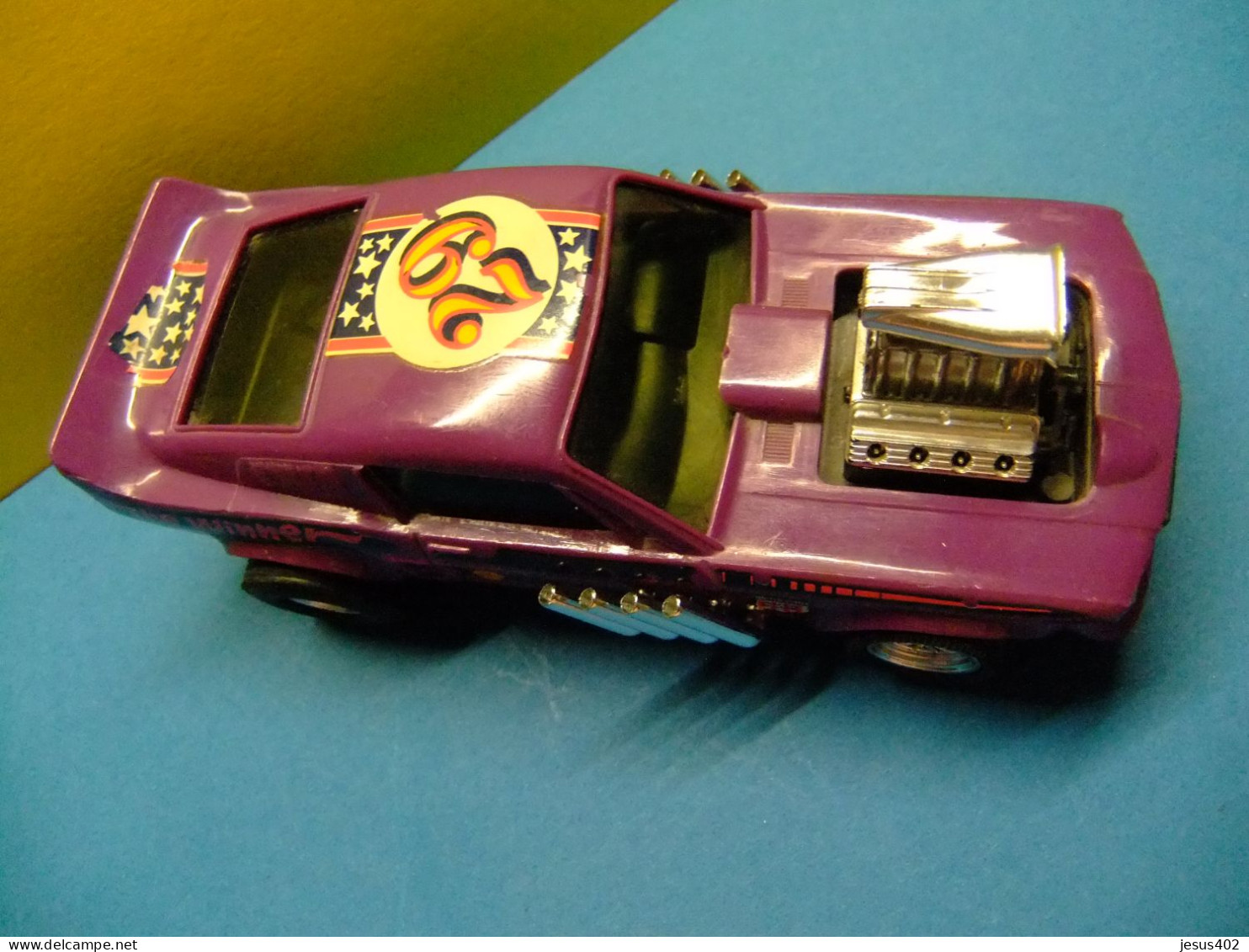 SCALEXTRIC EXIN FORD MUSTANG REF. 4049 VIOLETA / PURPURA 29 FRABRICADO EN ESPAÑA 1979