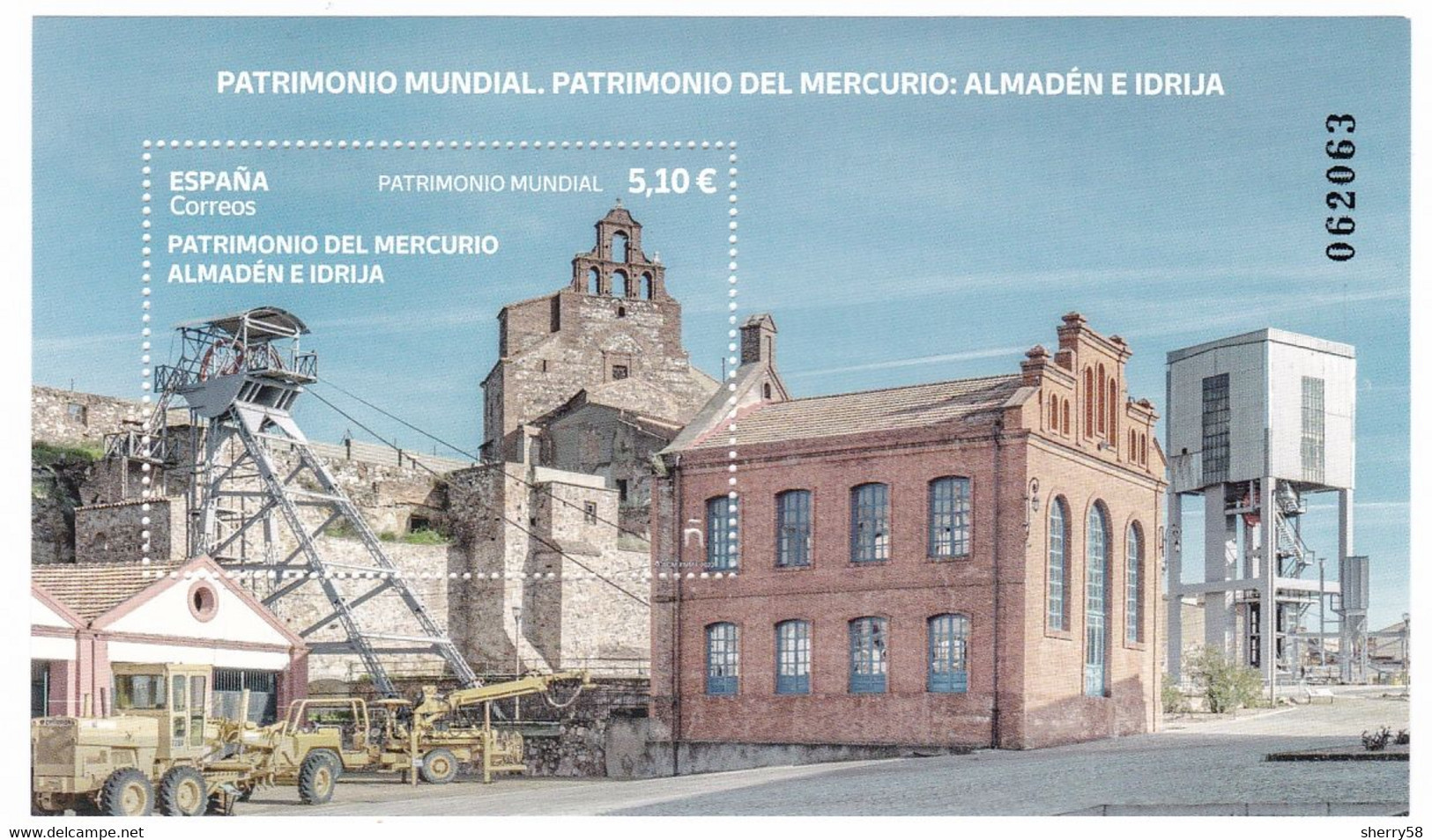 2022-ED. 5613 H.B. - Patrimonio Mundial. Patrimonio Del Mercurio Almadén E Idrija- NUEVO - Blocs & Hojas