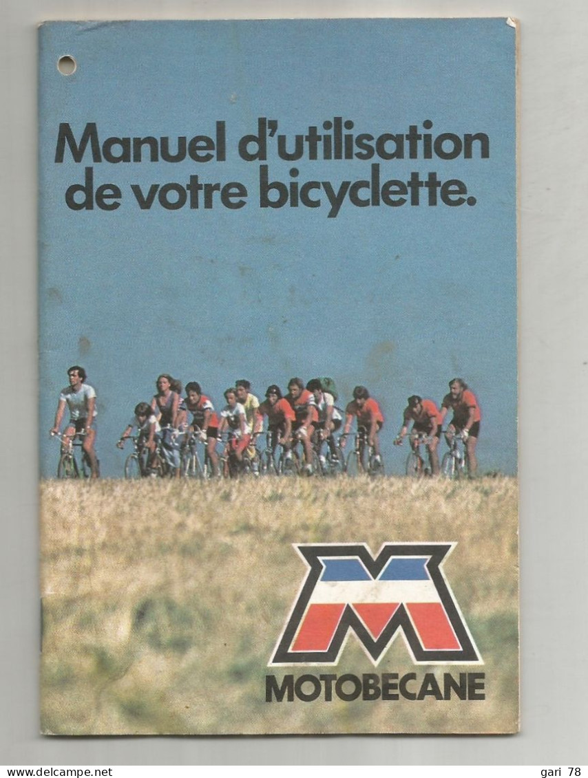 Manuel D'utilisation De Votre Bicyclette MOTOBECANE - Motorfietsen