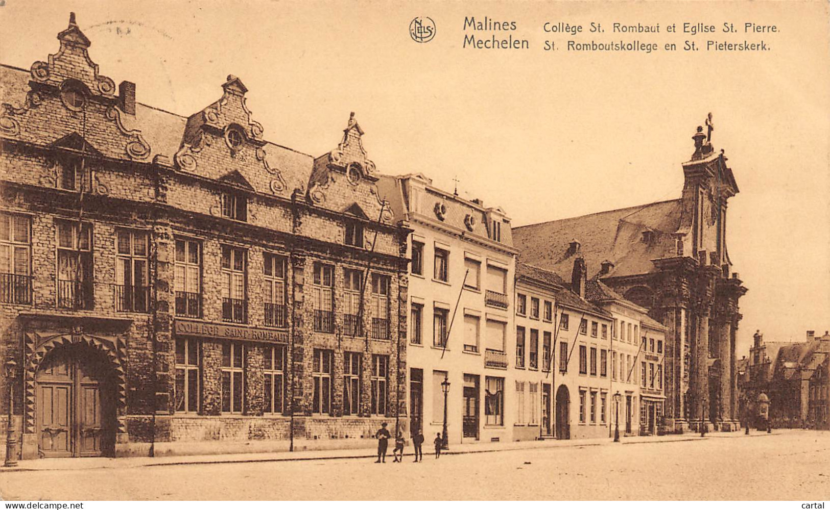 MECHELEN - St. Romboutskollege En St. Pieterskerk. - Malines