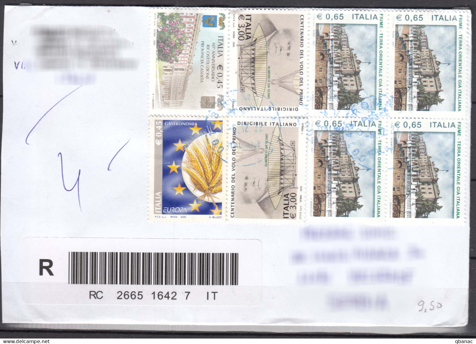 Italy Modern Cover To Serbia - 2021-...: Poststempel