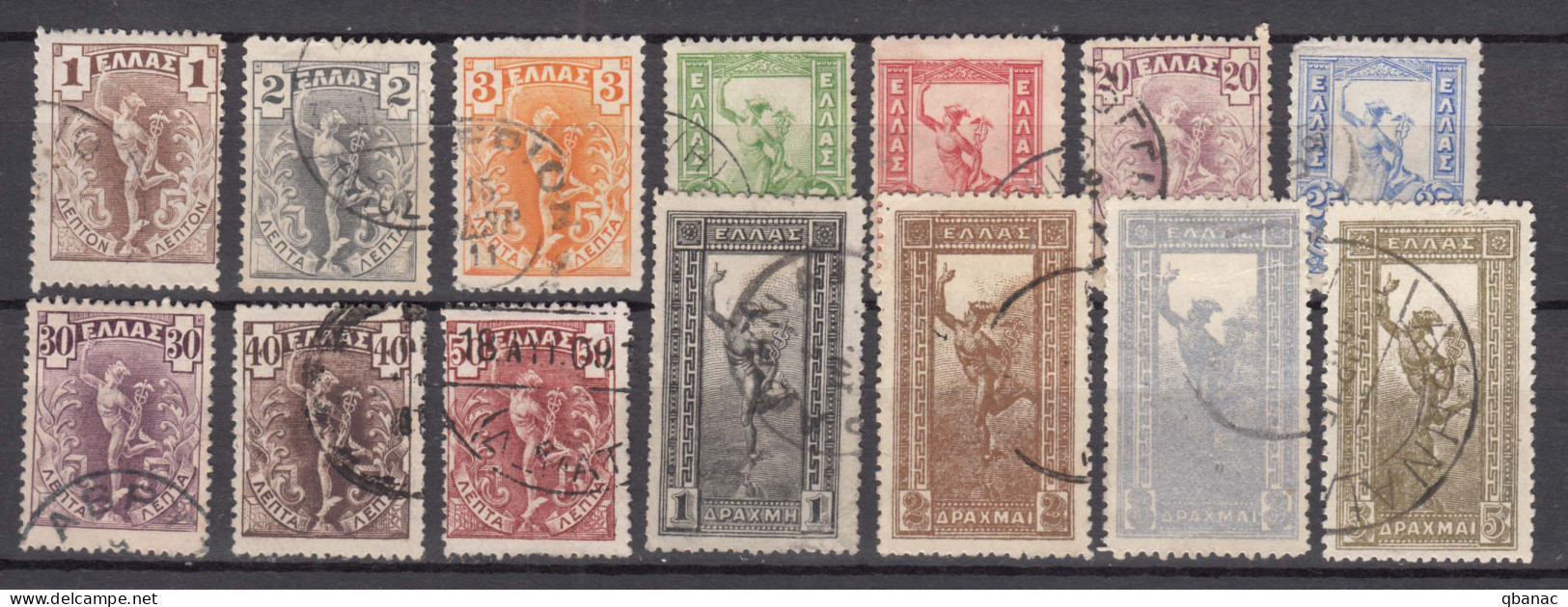 Greece Flying Mercury 1901 Mi#125-138 Used - Used Stamps