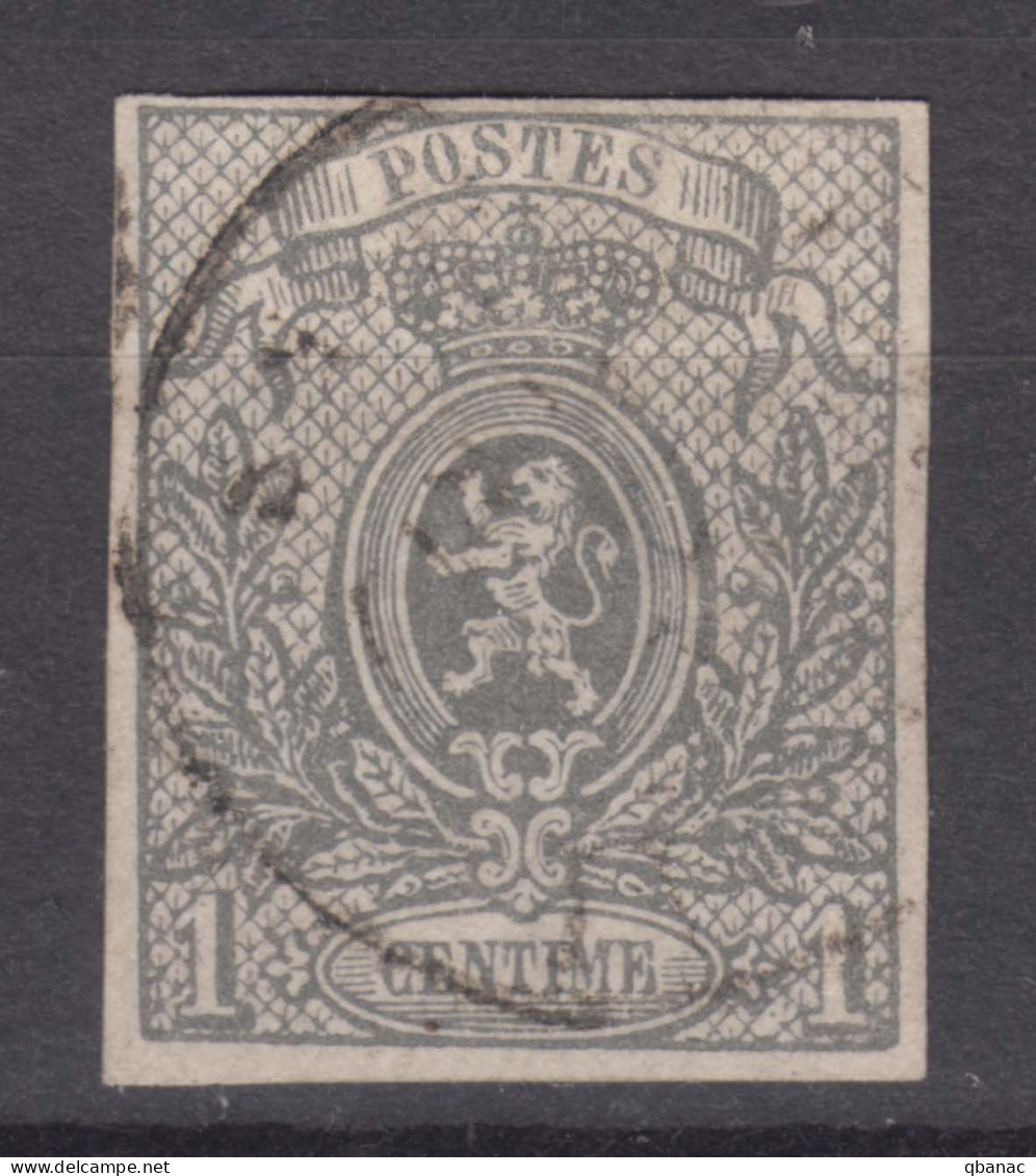 Belgium 1866 Mi#19 Used - 1866-1867 Coat Of Arms