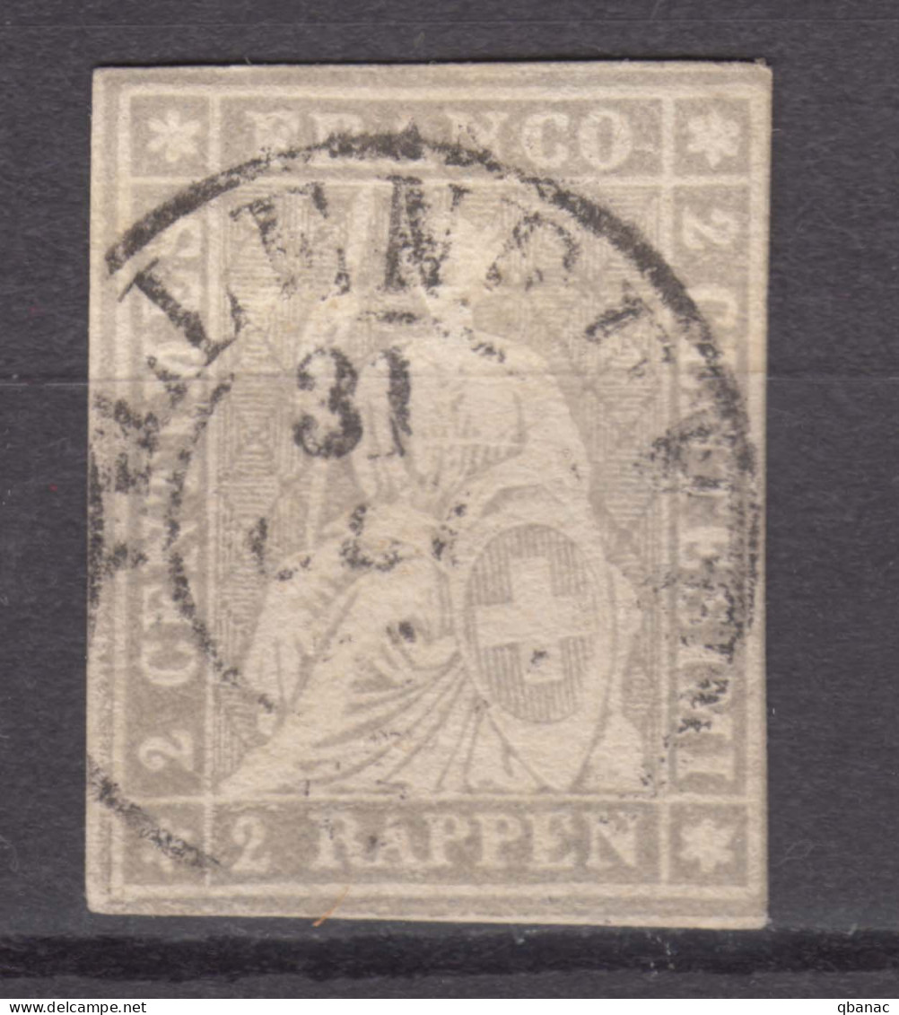 Switzerland 1862 Mi#19 Used - Gebraucht