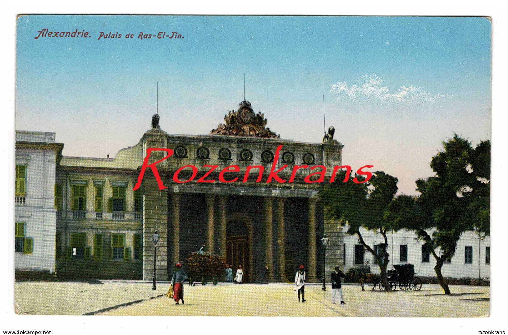 Egypte Alexandrie Alexandria Palais De Ras El Jin Palace Royal Agypten Egitto Egypt CPA Carte Postale - Edfu