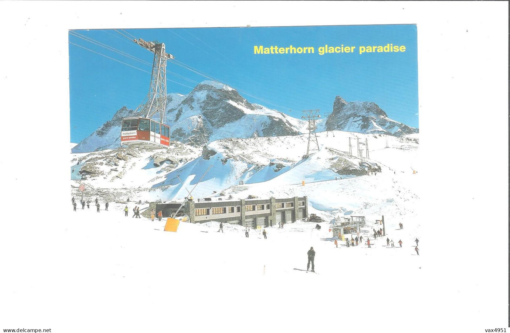 SUISSE      MATTERHORN  GLACIER PARADISE   TROCKENER  STEG ZERMATT  WALLIS  ***  RARE     A SAISIR  ** - Steg