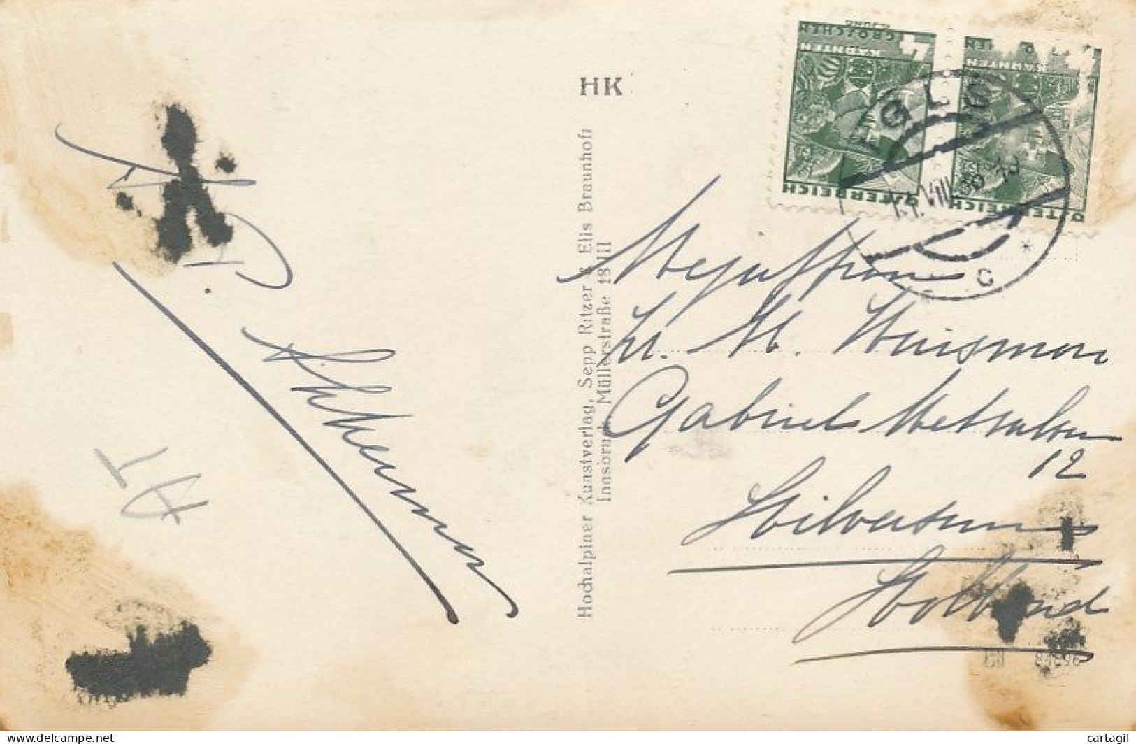 CPA ( Fotokarte 1938 Avec Défaut)- 30807-Autriche-Igls Mit Nockspitze -Envoi Gratuit - Igls