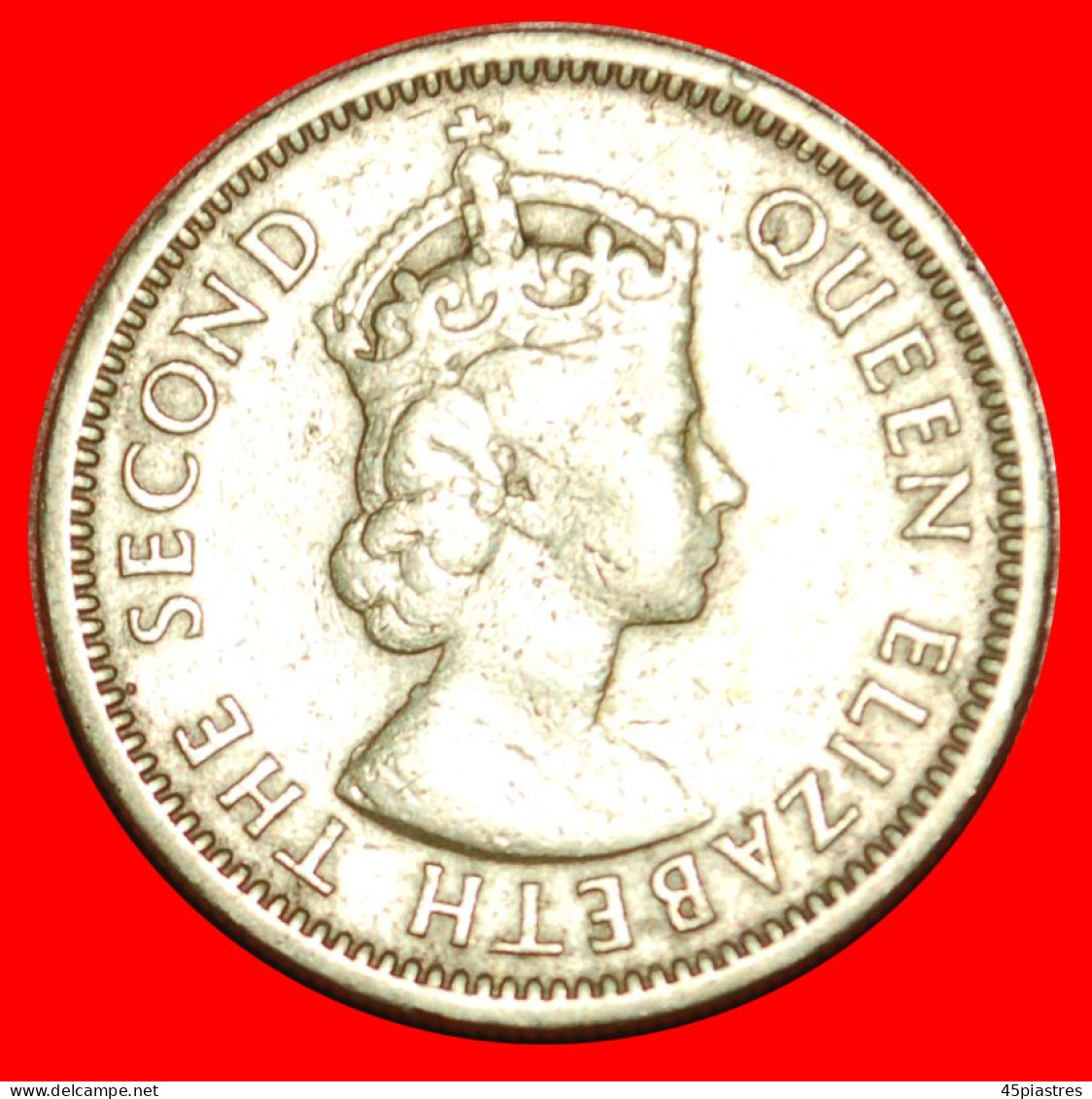 * GREAT BRITAIN (1955-1965): EAST CARIBBEAN TERRITORIES  5 CENTS 1955 SHIP (1542-1596) · LOW START! · NO RESERVE!!! - Caribe Británica (Territorios Del)