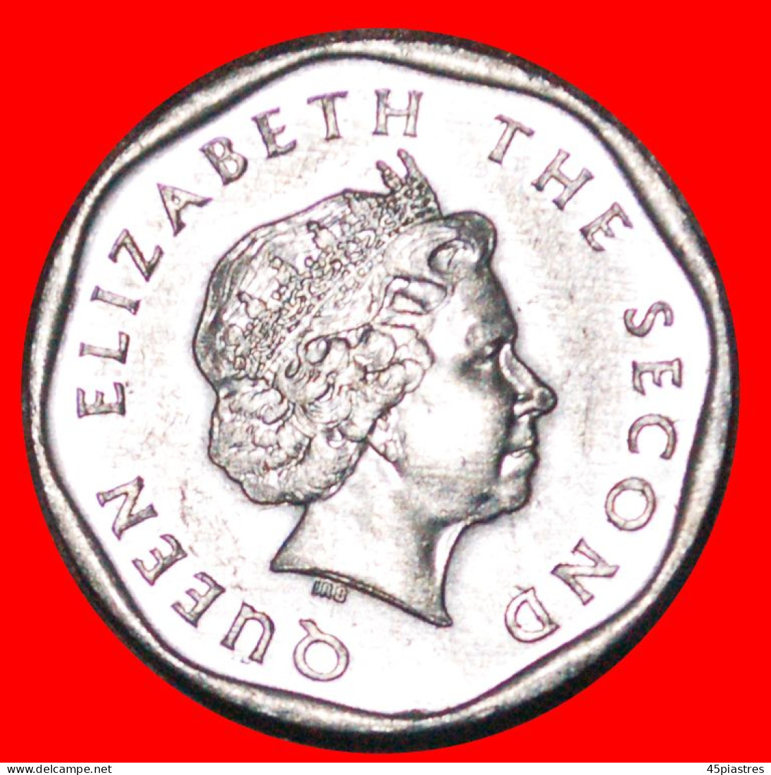 * ROUND (2002-2013): EAST CARIBBEAN  1 CENT 2004! ELIZABETH II (1953-2022) DIES 1+A! · LOW START! · NO RESERVE!!! - Caribe Oriental (Territorios Del)