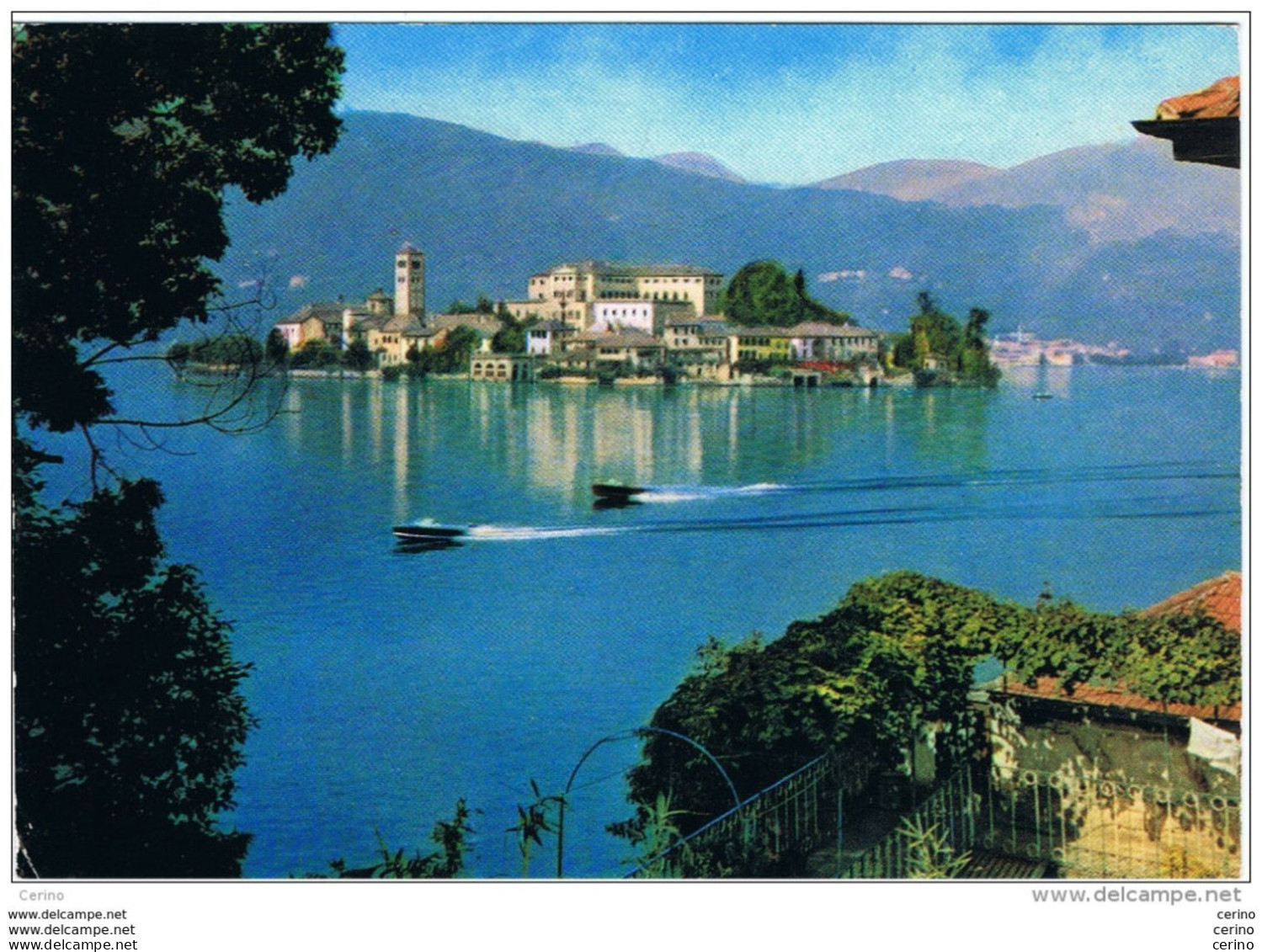 ORTA  S. GIULIO:  LAGO  D' ORTA  -  PER  LA  SVIZZERA  -  FG - Water Towers & Wind Turbines