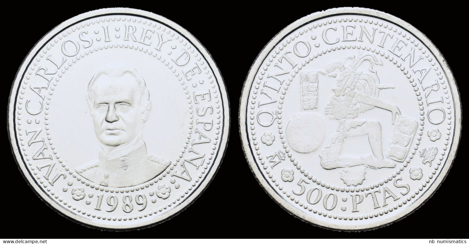 Spain 500 Pesetas 1989 Proof - 500 Pesetas