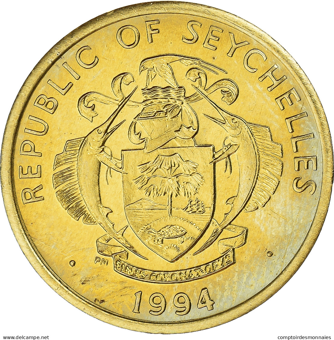 Monnaie, Seychelles, 10 Cents, 1994 - Seychellen