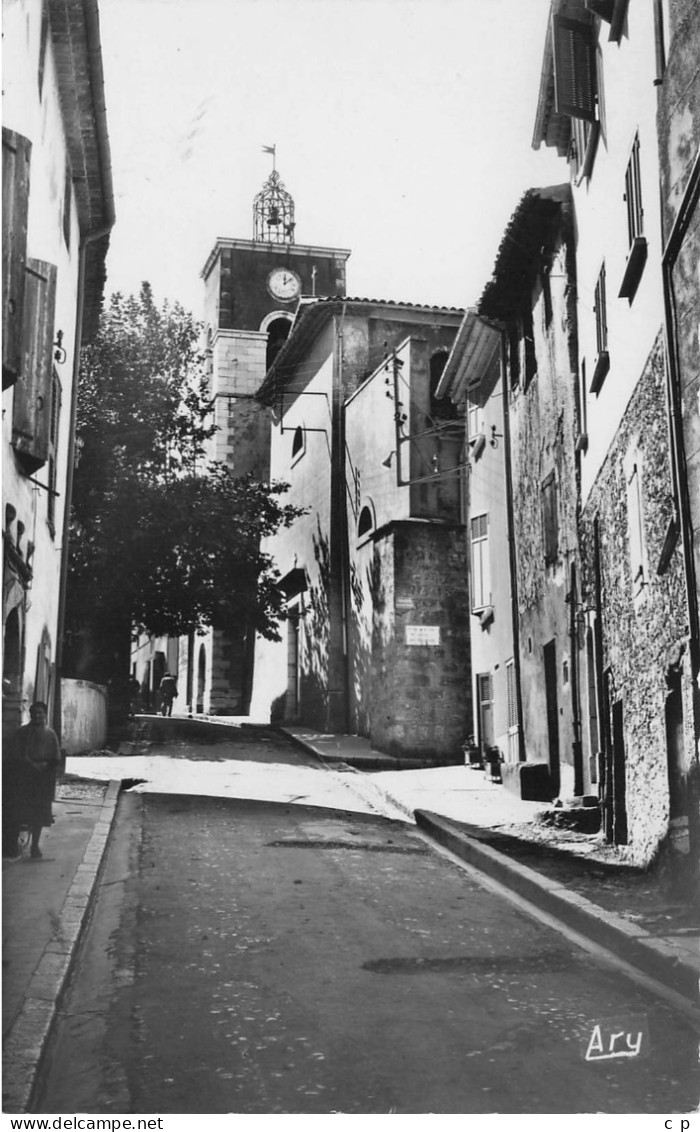 Nans Les Pins - Rue De L'Eglise - CPSM °J - Nans-les-Pins