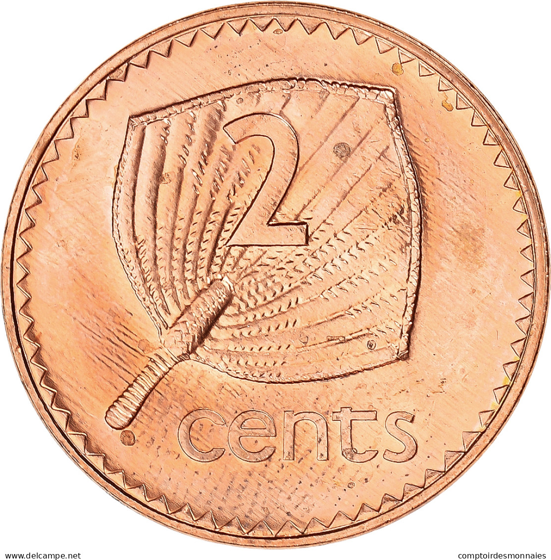 Monnaie, Fidji, 2 Cents, 1992 - Fidji