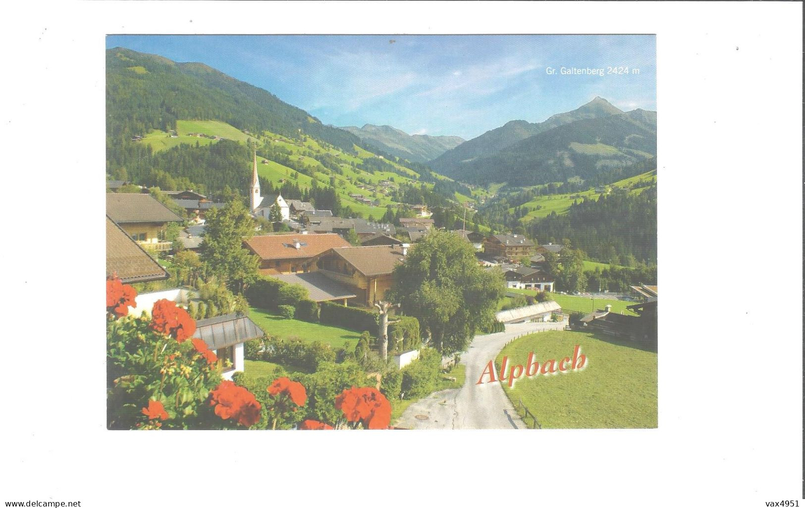 AUTRICHE  AUSTRIA  EIN URLAUBSGRUSS AUS TIROL BERGDORF ALPBA CH       ***  RARE      A SAISIR  ** - Jenbach