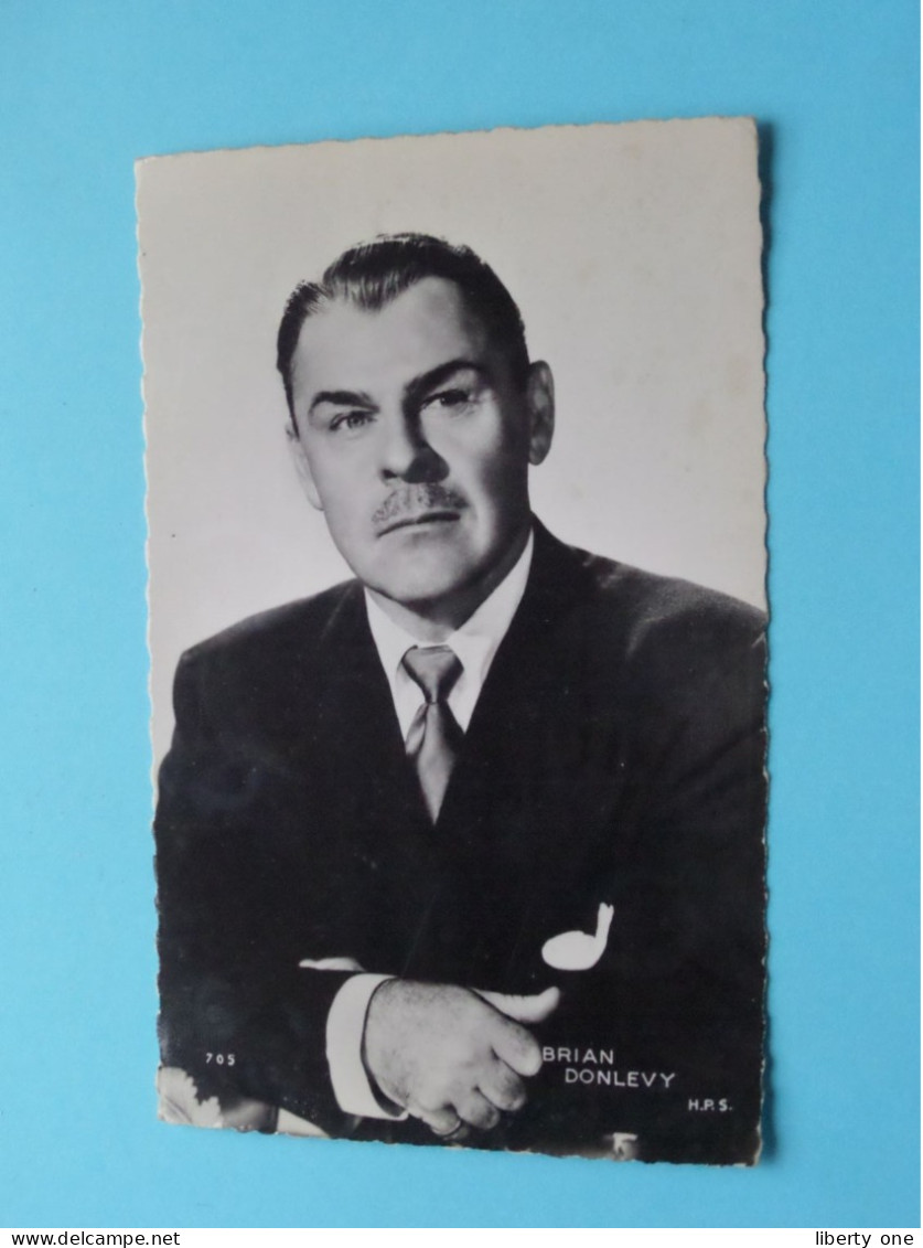 Brian DONLEVY ( See / Voir SCANS ) Format +/- 9 X 14 Cm. ( Edit. H.P.S. ) ! - Other & Unclassified
